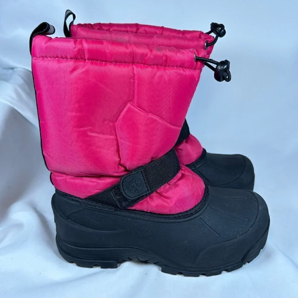Northside Frosty Size 2 Kids Snow Boot Pink Insulted Outdoors